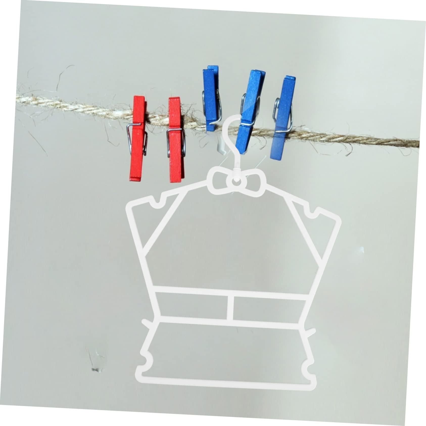 OUNONA 20piezas Perchas para Ropa Infantil Soporte Resistente para Secado De Ropa De Perchas Antideslizantes Hogar y Tienda