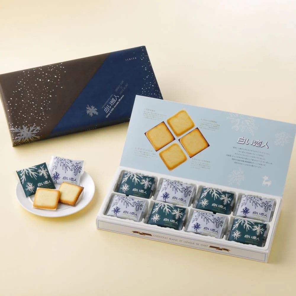 Amazon | 石屋製菓 白い恋人（ホワイト＆ブラック） 24枚入り 15箱入り 