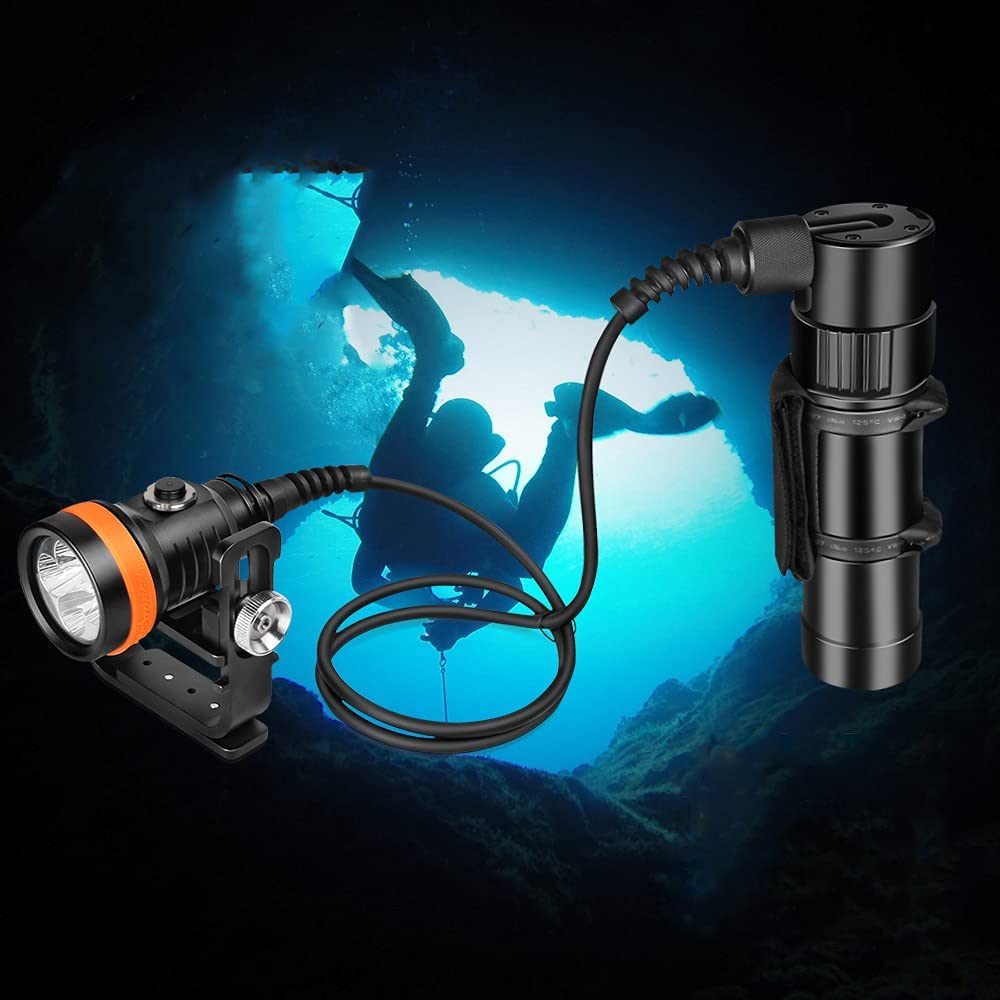 Buy ORCATORCH D630 V2.0 4000 Lumen 5 Imported LED Primary Canister Dive