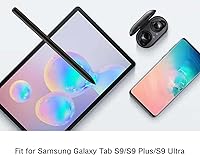 Vista 3 de Reemplazo de bolígrafo Galaxy Tab S9 Ultra S para Samsung Galaxy Tab S9 Plus Stylus Pen sin Bluetooth, puntas de repuesto, puntas y pasador