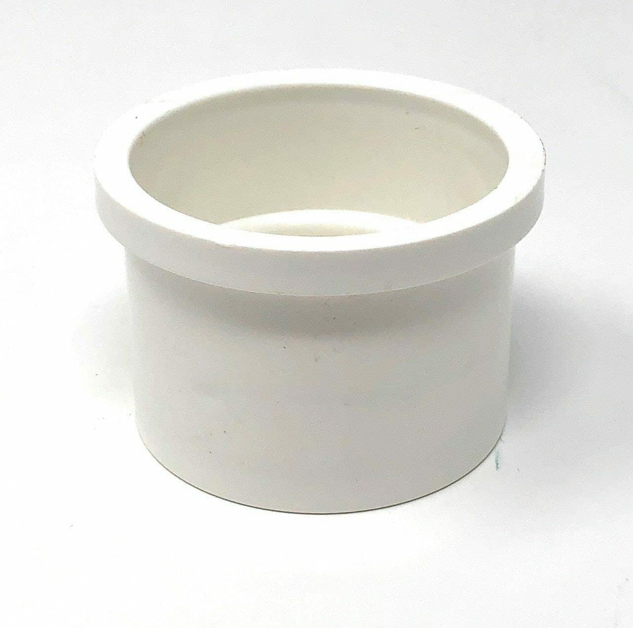 HAIRXR in-Floor Cleaning Head Collar 2" (Bright White) Replacement for Caretaker 99