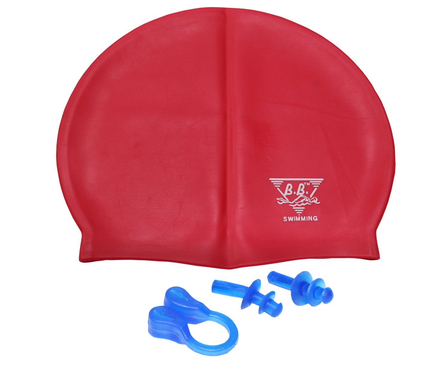 Goodluck BB Silicone Swimming Cap with Nose and Ear Plugs (B071D4TM1N) Amazon Price History, Amazon Price Tracker