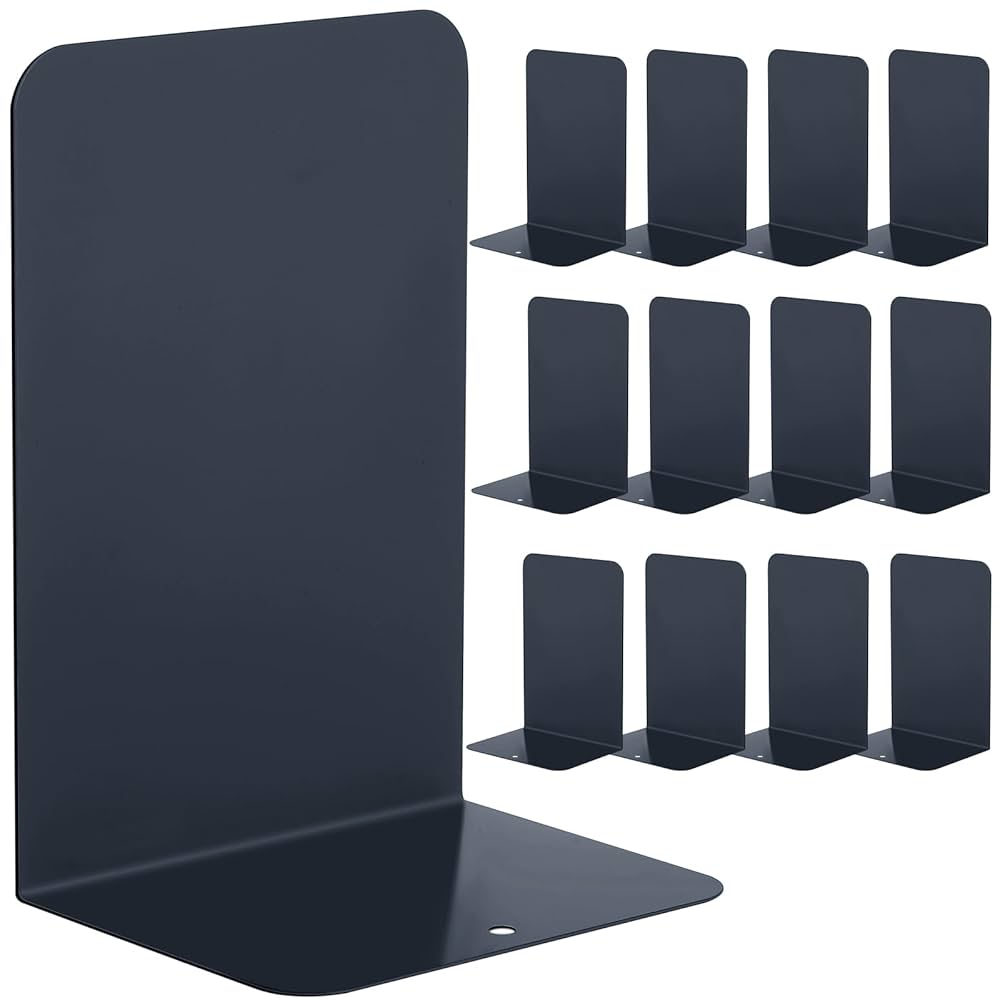 1 Par Bookend Skole Metal Stativ Metal Bookends Be... U2013 Grandado