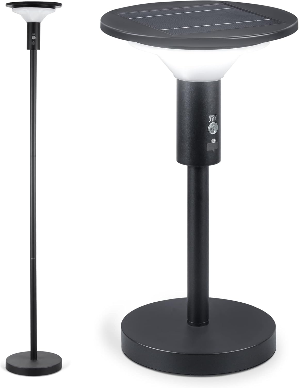 Espird Outdoor Solar Floor Lamp for Patio Waterproof, Cordless Floor