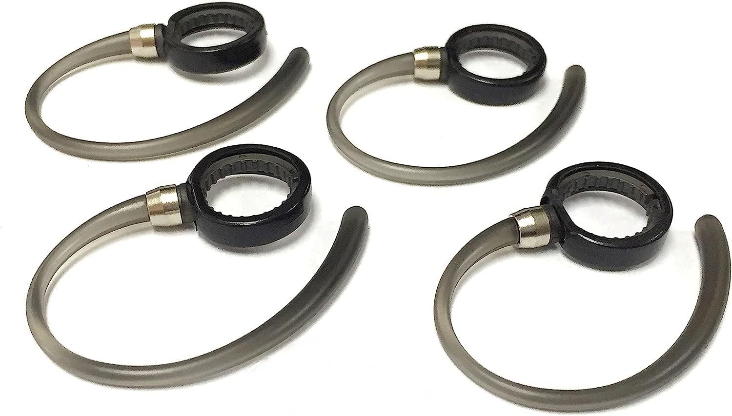 4 New (EFP) Earhooks Earloops Clips Compatible with Motorola Boom 2+, Boom 2, Boom, HX600, Elite Flip HZ720, H17, H17txt, H19, H19txt, HX550, H525, H520 Headsets