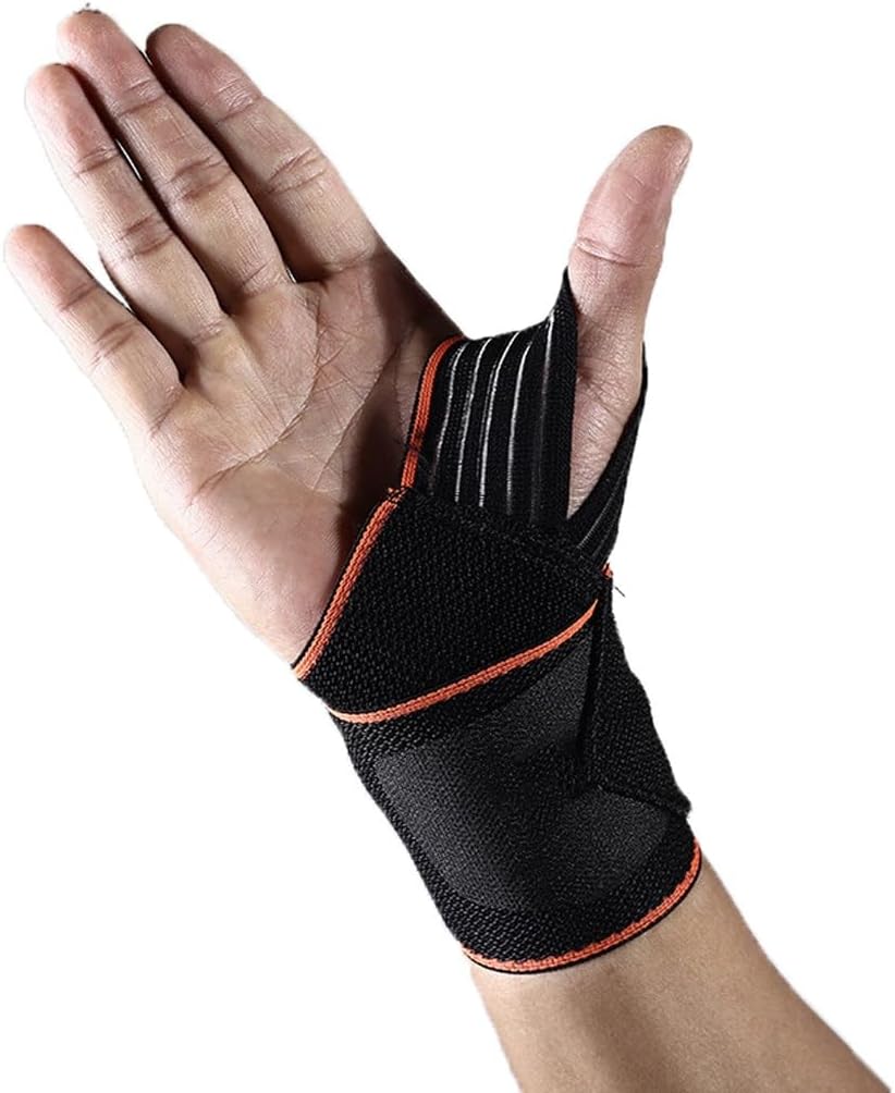 Adjustable Wrist Support Thumb Protector Sports Arthritis Pressure Corrector Gloves for Weightlifting Gym Training Brace