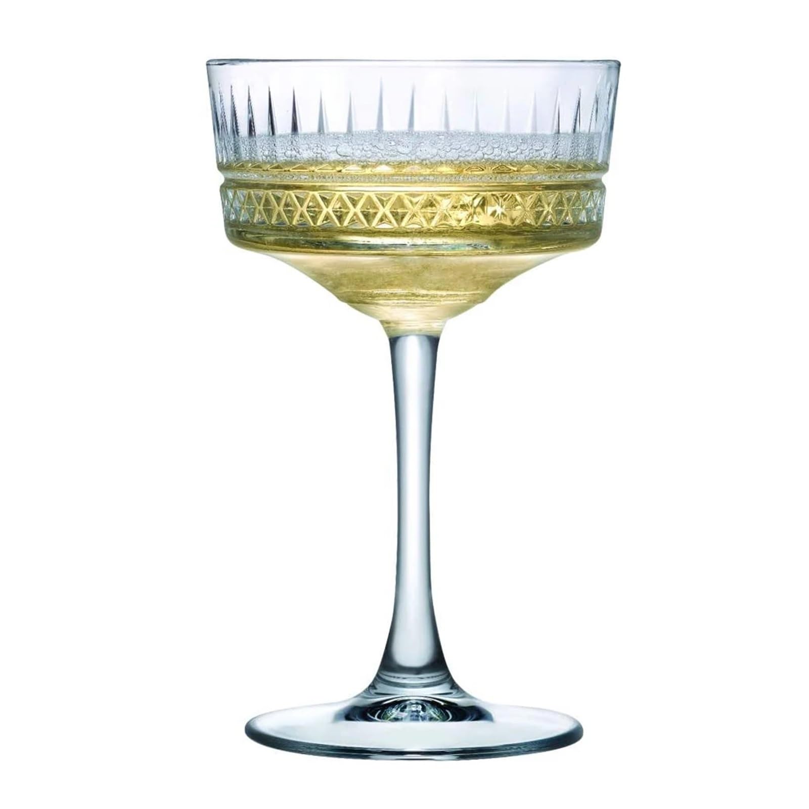 Genérico vasos de cristal 240ml Goblet Cocktail Glasses, Champagne Cups(235ml Clear1PCS)