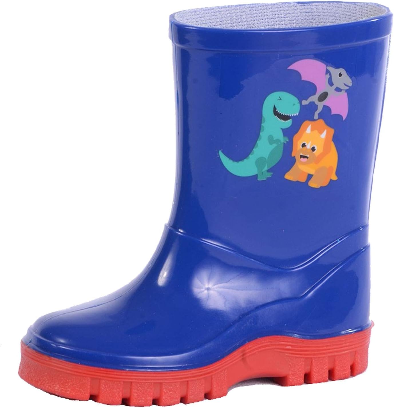 StormWells Kids Dinosaur Print Wellingtons