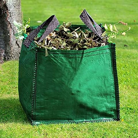 GroundMaster 120L Garden Waste Bags - Heavy Duty Large Refuse Sacks with Handles (4) Cover