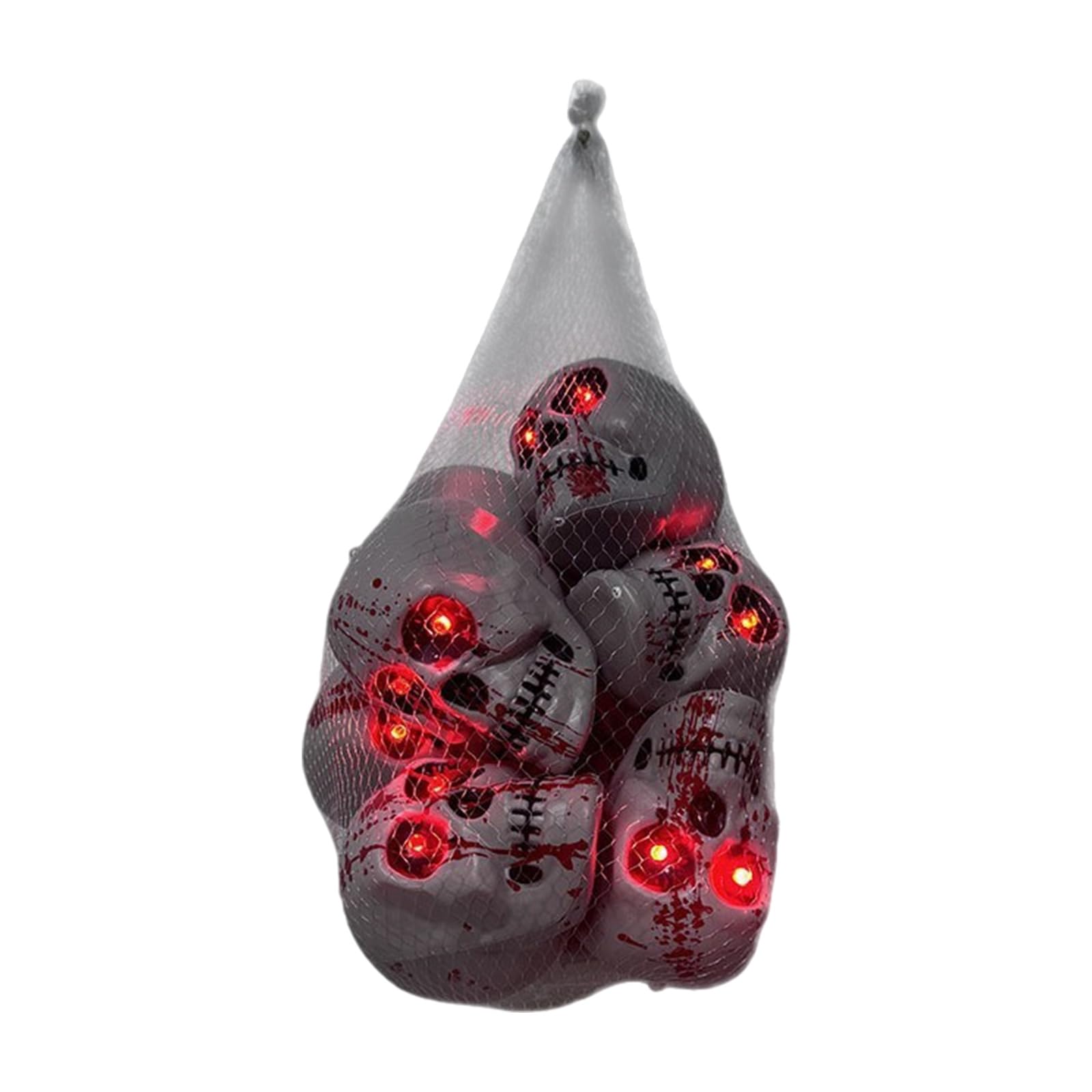 Piceioep 8Pcs Small Skeleton Head Ornament Realistic Skull Decoration for Halloween Decoration and Horror Themed Parties Halloween Craft