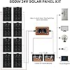 PowMr 15A 12V/24V MPPT Solar Charge Controller, Power Intelligent Portable Solar Panel Controller, Max PV 180W/360W with LCD Display, Work for 12/24V Gel AGM Lead-Acid, Lithium LiFePO4 Battery