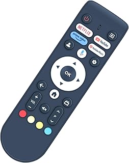 AHTHA 代用リモコン for FPD チューナーレステレビ用 4k Google TV用 音声機能付き 43V型 50V型 55V型 65V型 70V型 CG43-C2 CG50-C2 CG55-C2 CG65-C2 CG70-C2対応