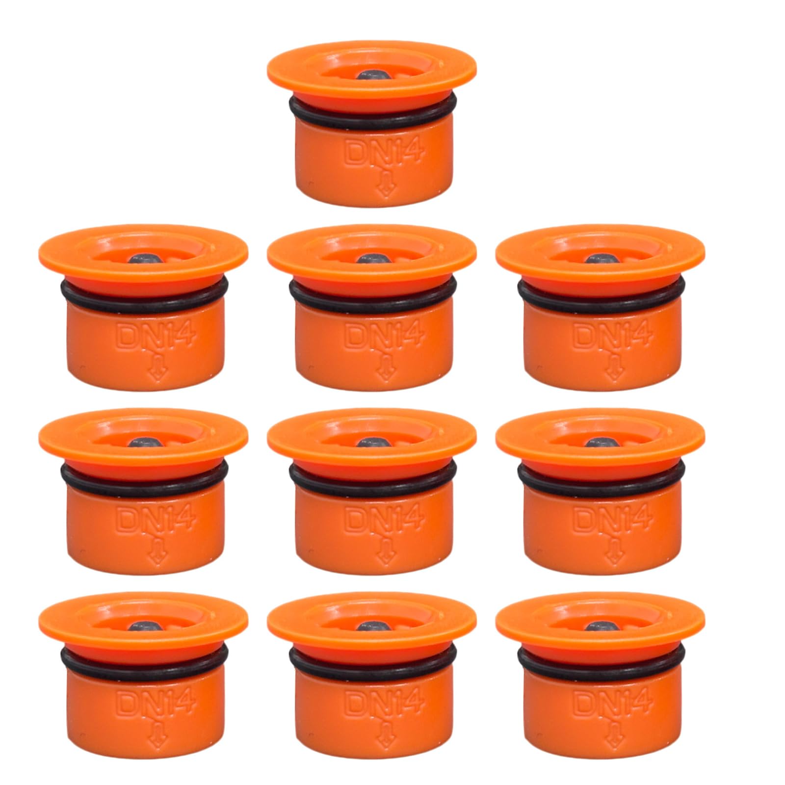 10pcs / Set Efficient Shower Flows Controllers Set Rubber Shower Flows Limiters Adapters Simple Install Restrictor