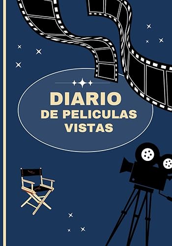 Diario de peliculas vistas: Cuaderno de películas vistas/Diario de películas /Cuaderno para cinéfilos:/libro de registro para tus reseñas de películas vistas/Regalo para amantes del cine y las series