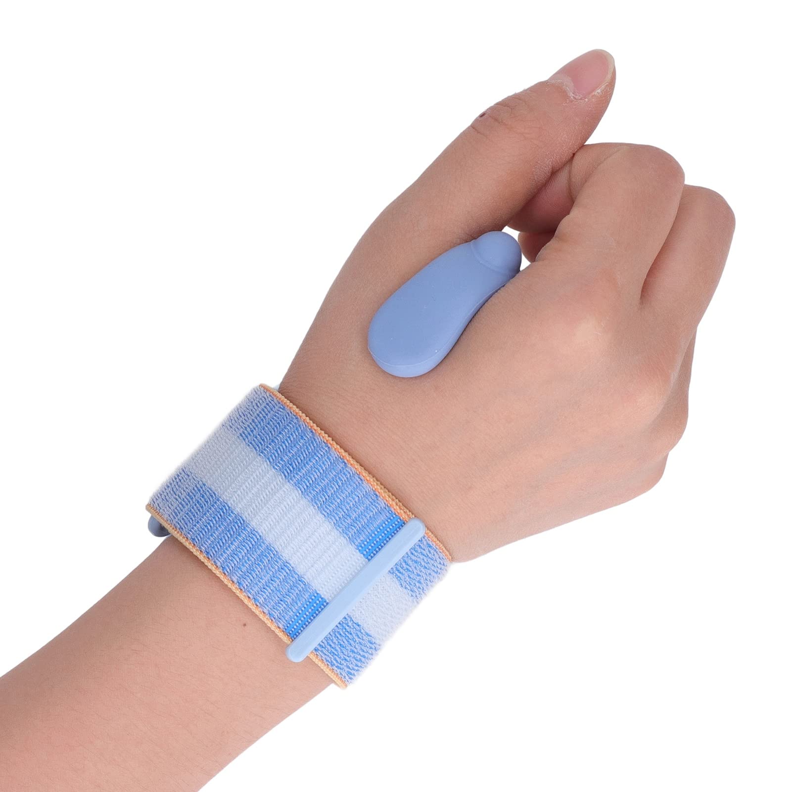 Pen Hold - Ergonomic Corrector with Pen Grip, Wrist Support for Writing and Posture Correction, Student Tool (Blue)