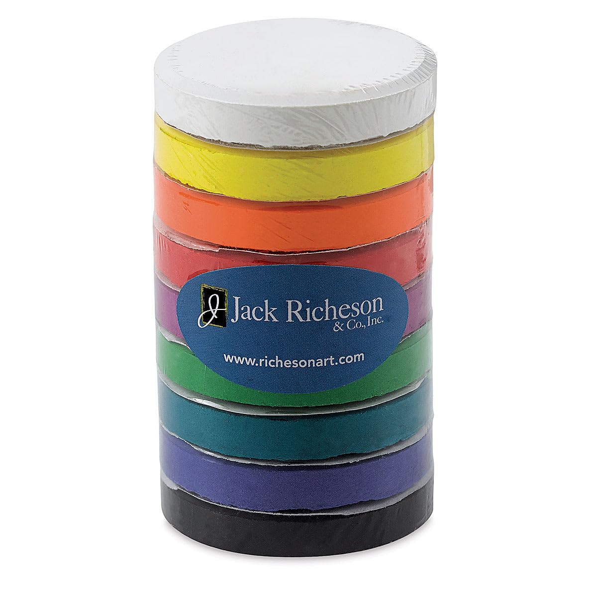 Jack Richeson 101650 Lot de 9 Mini Tempera Recharge de gâteaux, Lot