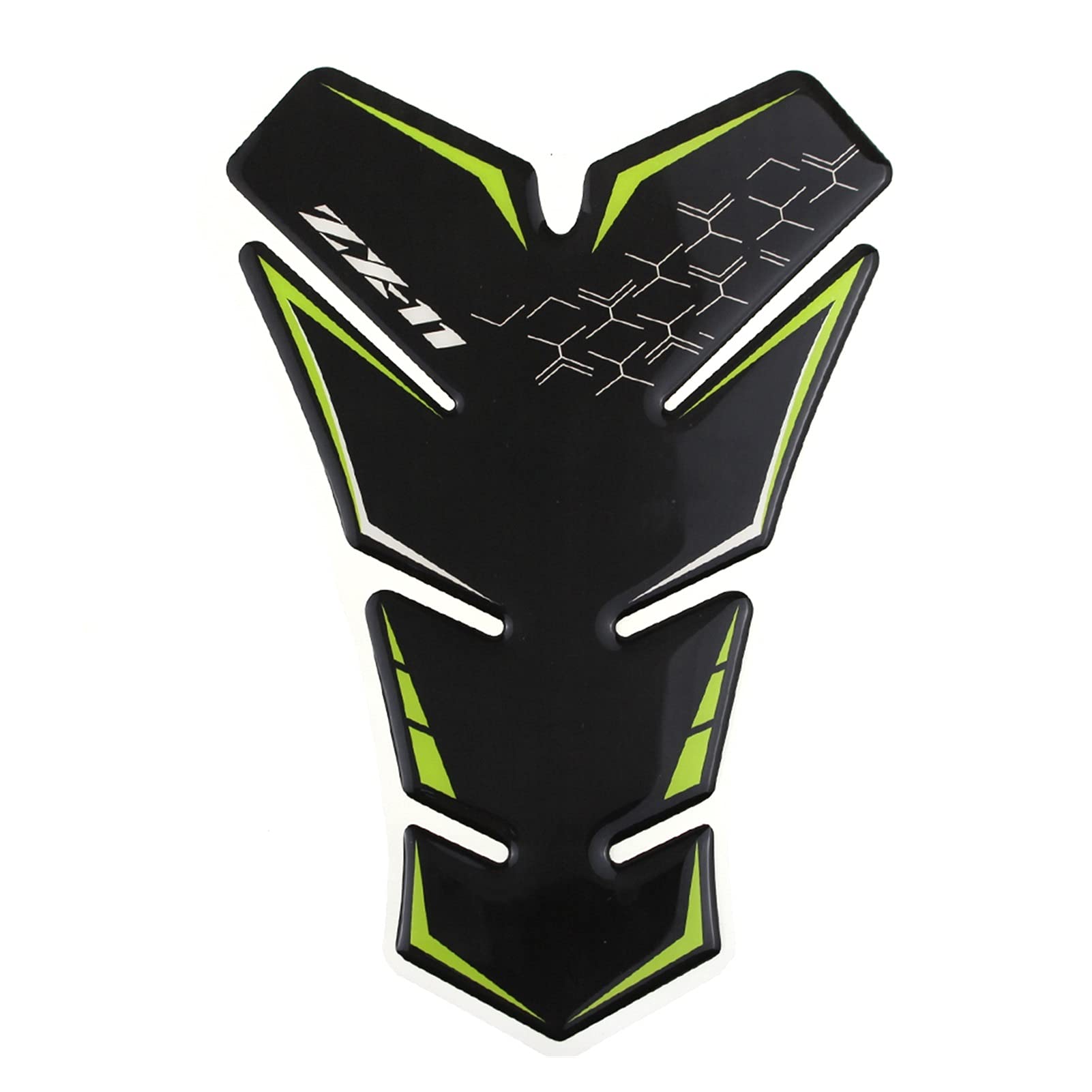 Motorcycle Tank Protector for Kawasaki ZX1100 ZX-11 1990-2001 Motorcycle 3D Rubber Sticker Gas Fuel Oil Tank Pad(2)