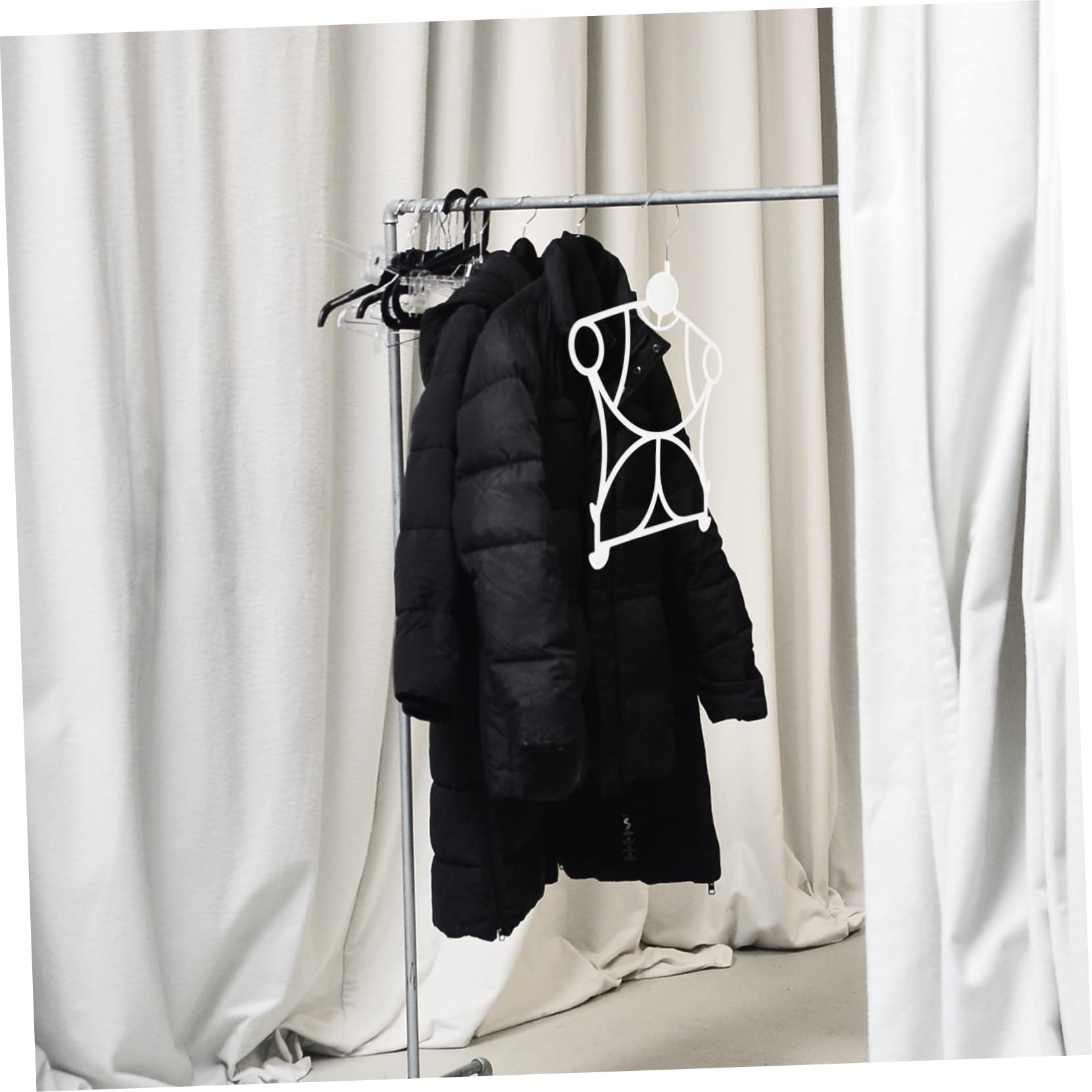 POPETPOP 40 Piezas Perchas Infantiles Unidades para Ropa de Niña Plástico Grueso Antideslizante Compacto y Resistente para Colgar Vestidos Chaquetas y Pantalones Armarios Domésticos y