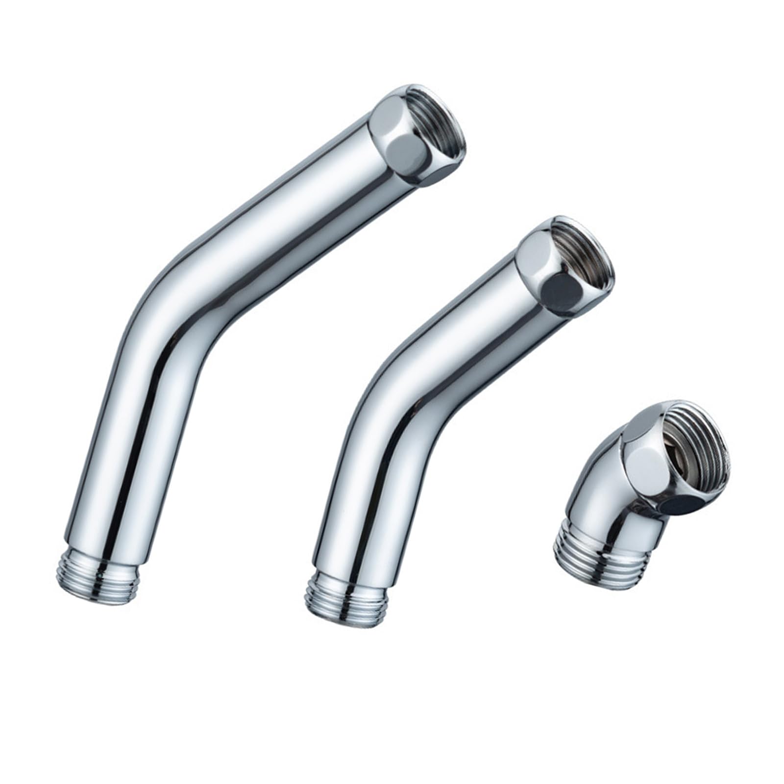 Buxuaaaa Multicolor 3Pieces Multipurpose Shower Head Elbow Adapter With 135 Degree Adjustable Portable For Flexible Shower Head Adapter