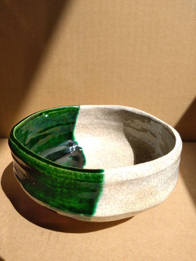 Amazon.co.jp: 茶道具 期間限定特価 楽織部茶碗（琴浦窯 和田桐山