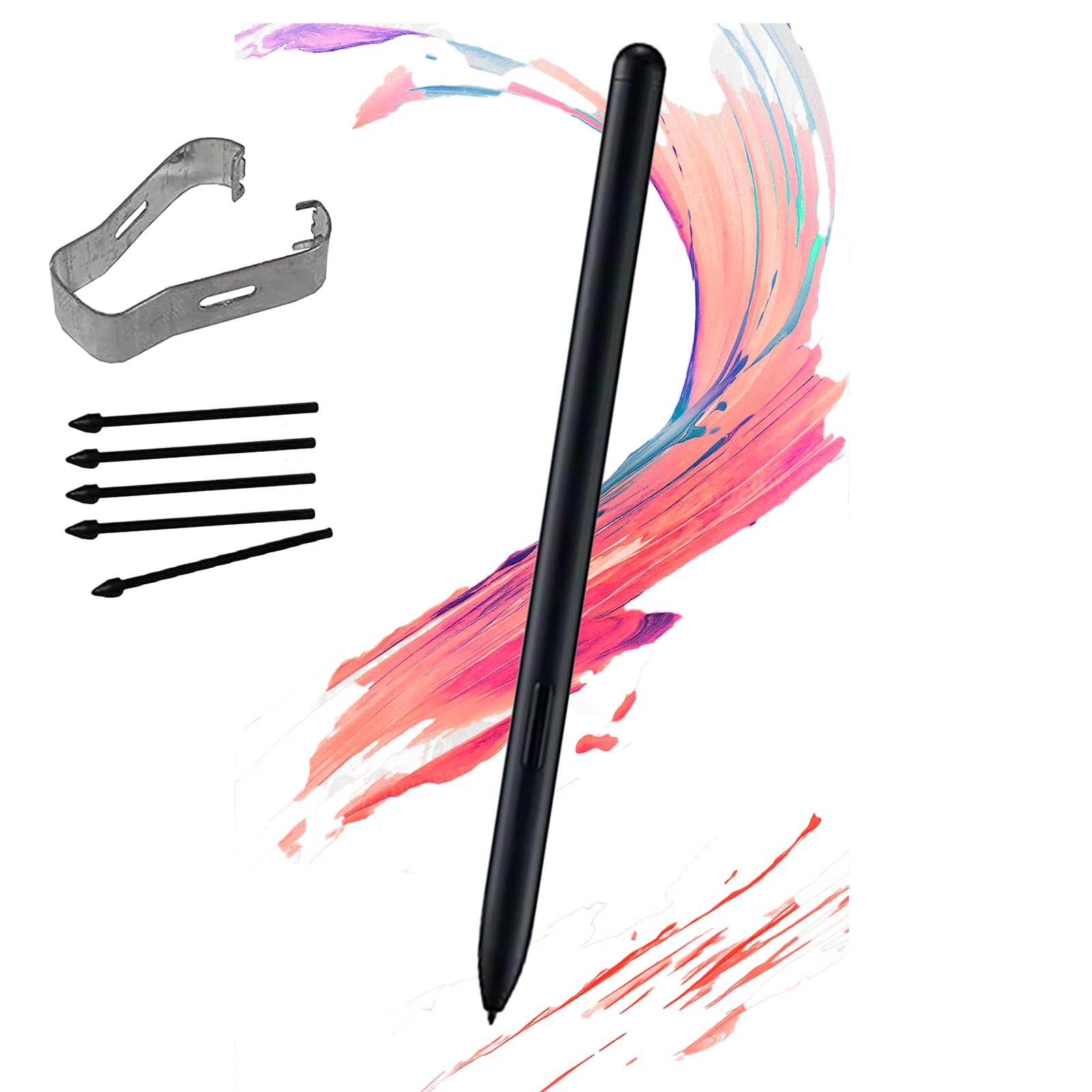 Galaxy Tab S9 Ultra S Pen Replacement for Samsung Galaxy Tab S9 Stylus Pen for Samsung Galaxy Tab S9/S9+/S9 Ultra with Tips/Nibs withoutbluetooth (Black)