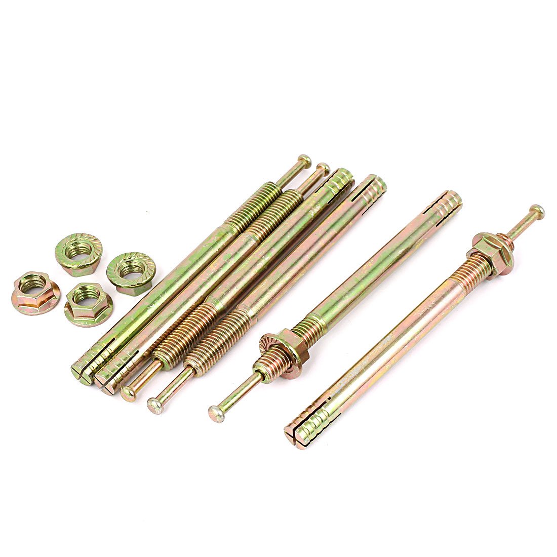 Aexit Core High-Strength Anchors Bolts Strike Hammer Nails Gecko Expansion Screws Expansion Anchors M10x120mm 6pcs