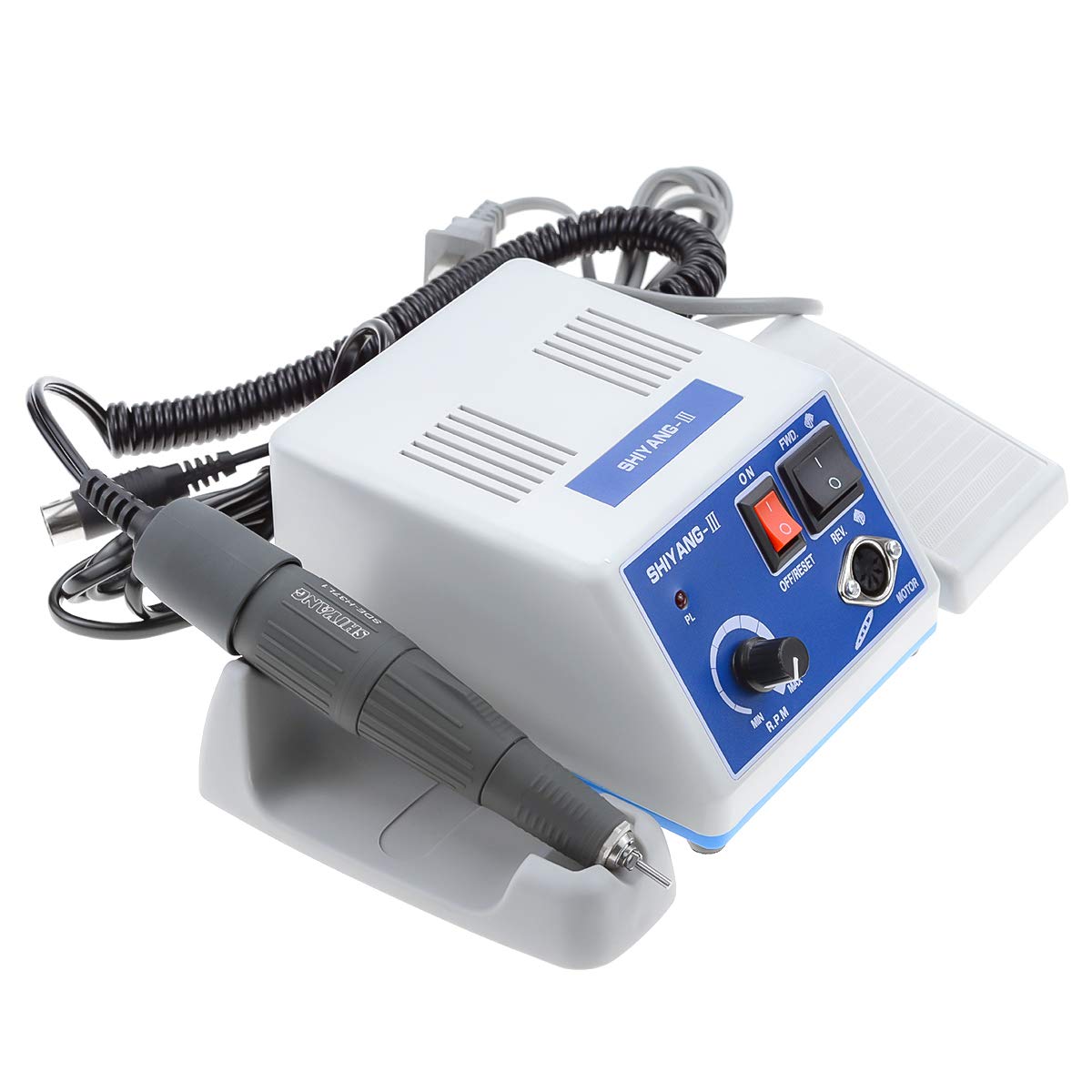 Alldefender SHIYANG-N3 Electric Nail Drill Micromotor Polishing Machine with 35000 RPM Handle SDE-H37L1