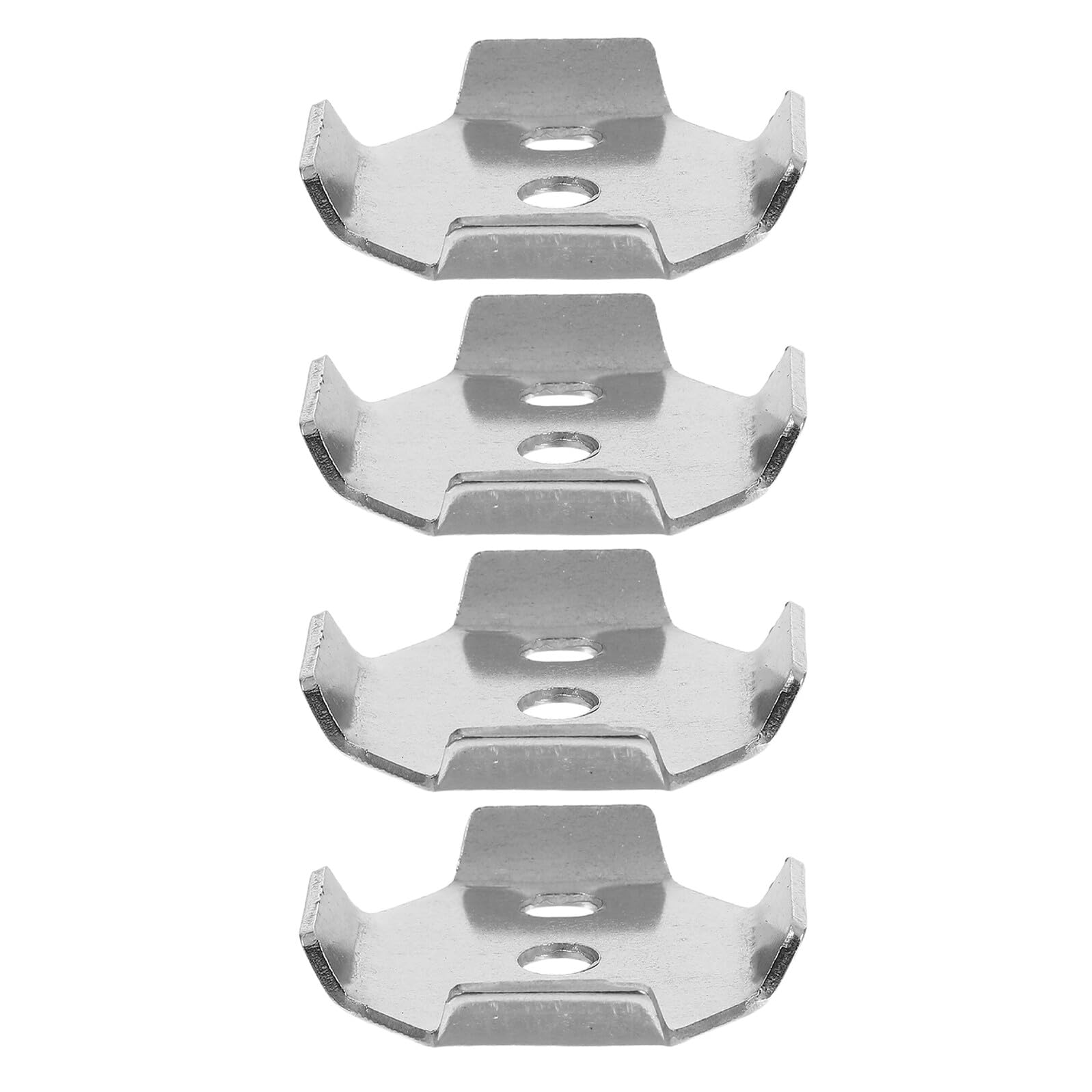 HOLIDYOYO Bathroom Hardware Replacement Parts 4Pcs Towel Rack and Toilet Roll Holder Mounting Brackets with Fixing Washers for Secure Installation and Neat Bathroom Organization