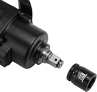 Vista 6 de MIXPOWER Zócalo de impacto poco profundo de 3/4", 1.181 in, CR-MO, métrico, 6 puntos, tuerca de eje de grado de impacto para una fácil extracción