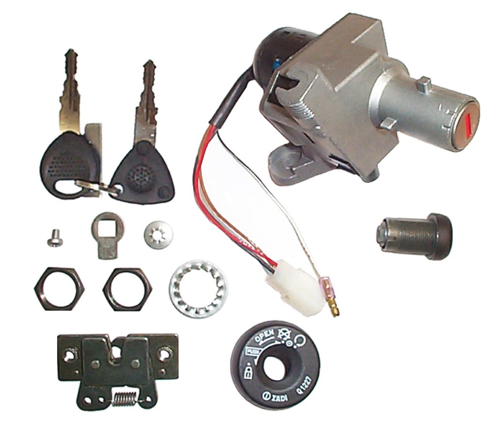 V PARTS Derbi Schlüsselschütz Schlosssatz für Derbi Atlantis, GP1