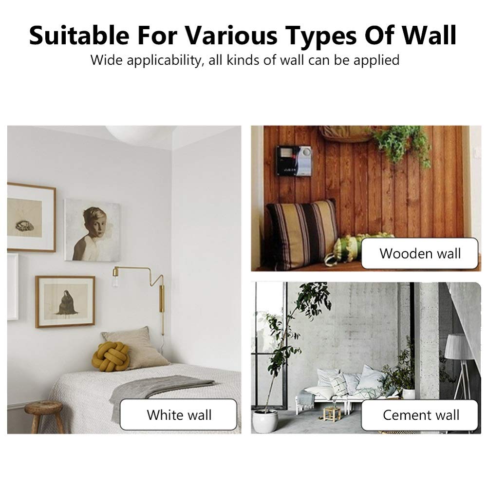 62 Stuks Foto Opknoping Kit Hardwall Hangers Klok Non