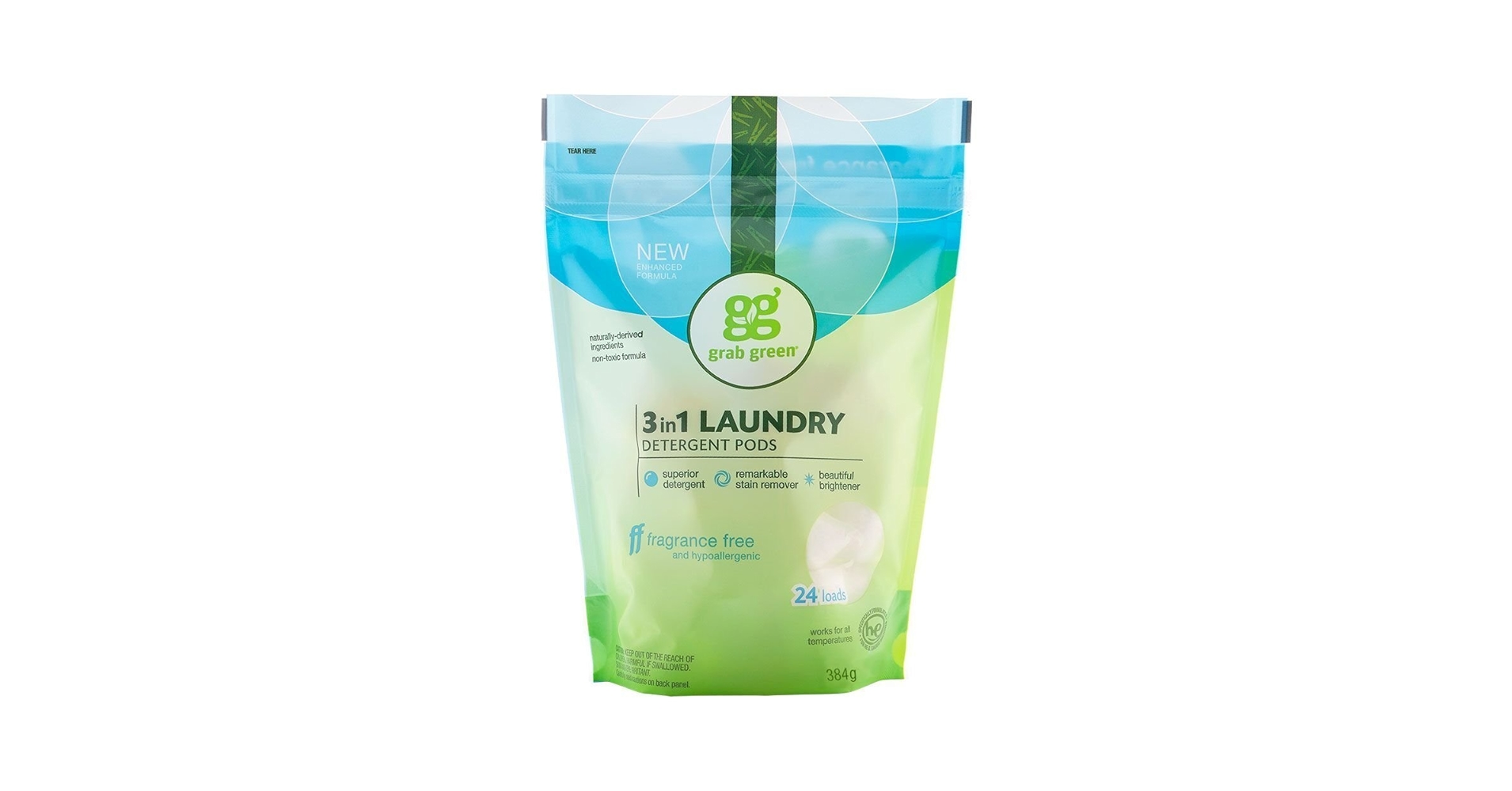 Amazon | 3in1 洗濯洗剤ポッド 無香料タイプ 24個 432g（15.2oz