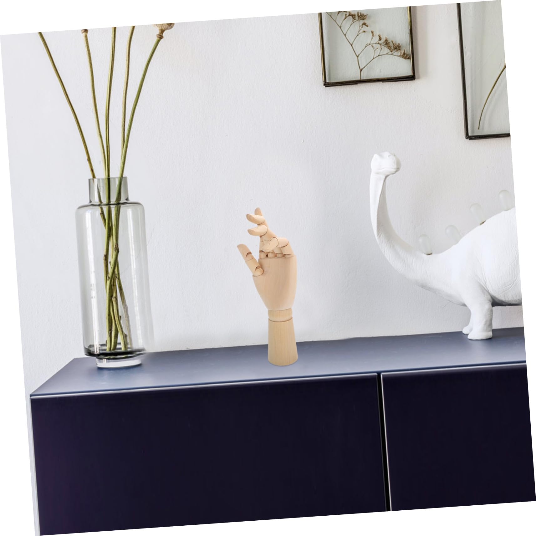 NUOBESTY Bewegliches Handmodell aus Synthetischem Material mit Flexiblen Fingern für Zeichnen und Skizzieren im Büro oder Hause