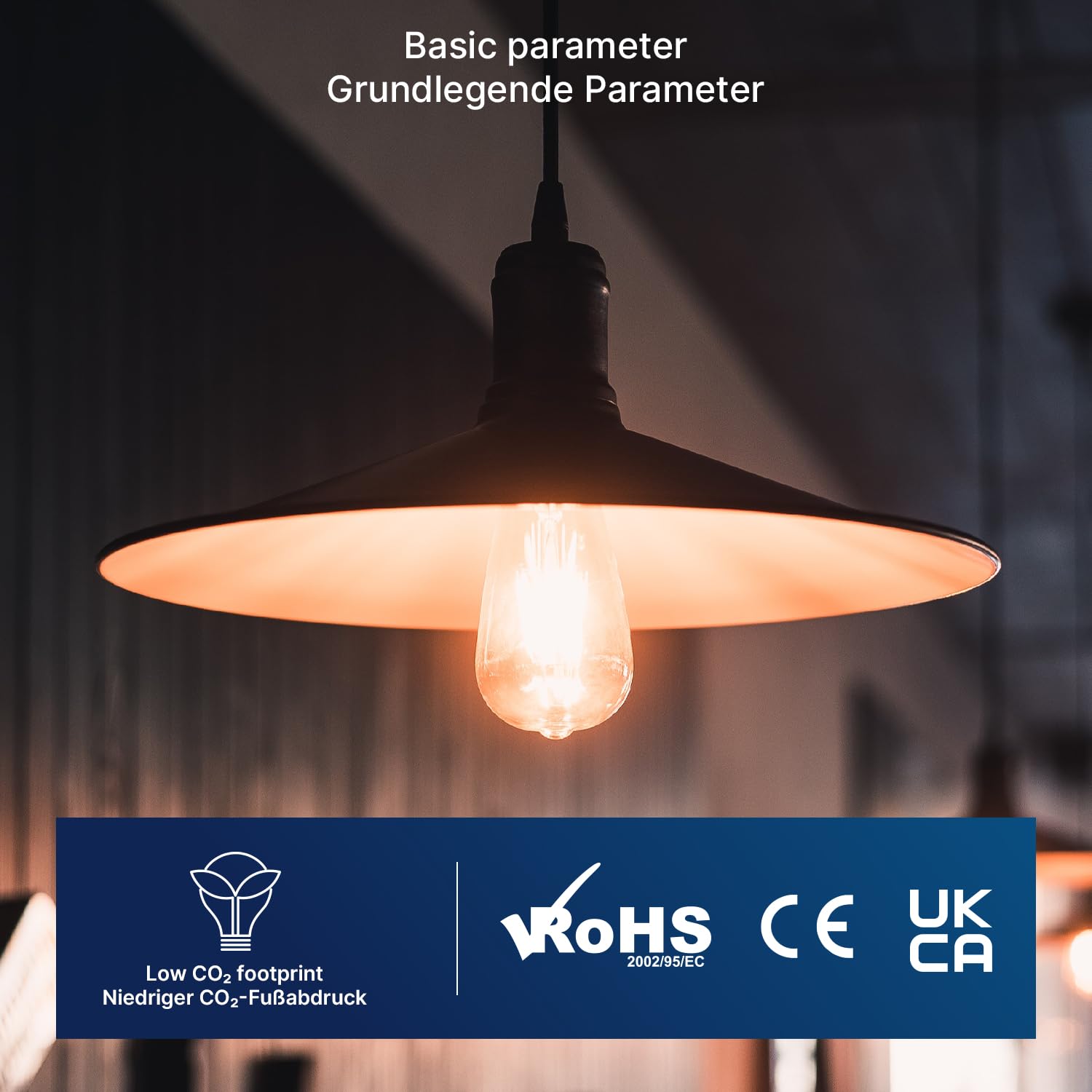 FLSNT Dimmerabile Vintage LED Lampadine Edison E27, ST64 Retro LED filamento Lampen, 7W (equivalenti a 60W), Bianco caldo 2700K, 806 Lumen, Vetro Trasparente, Confezione da 6
