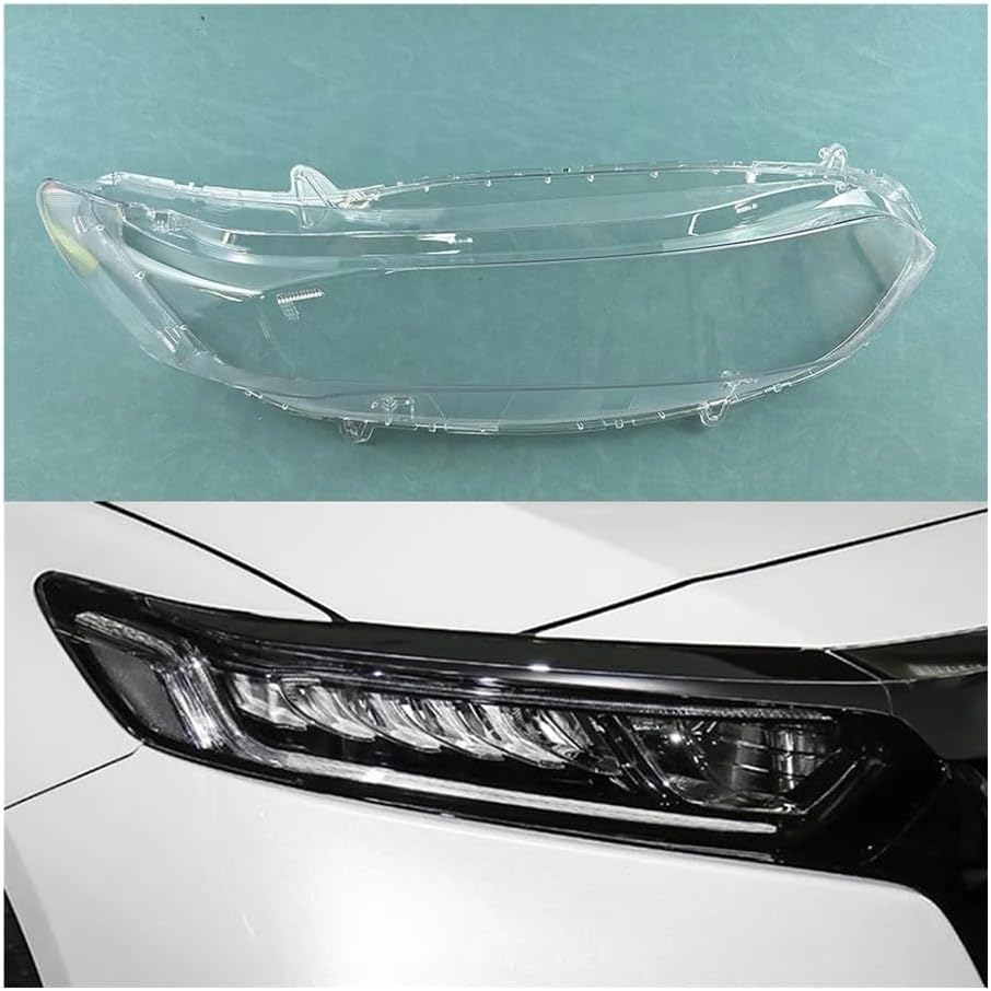 1 Pair Headlight Lens Covers Compatible for Honda Accord 10th Gen 2018 2019 2020 2021 2022 Headlamp Shell Car Accessories(Right 1PCS)