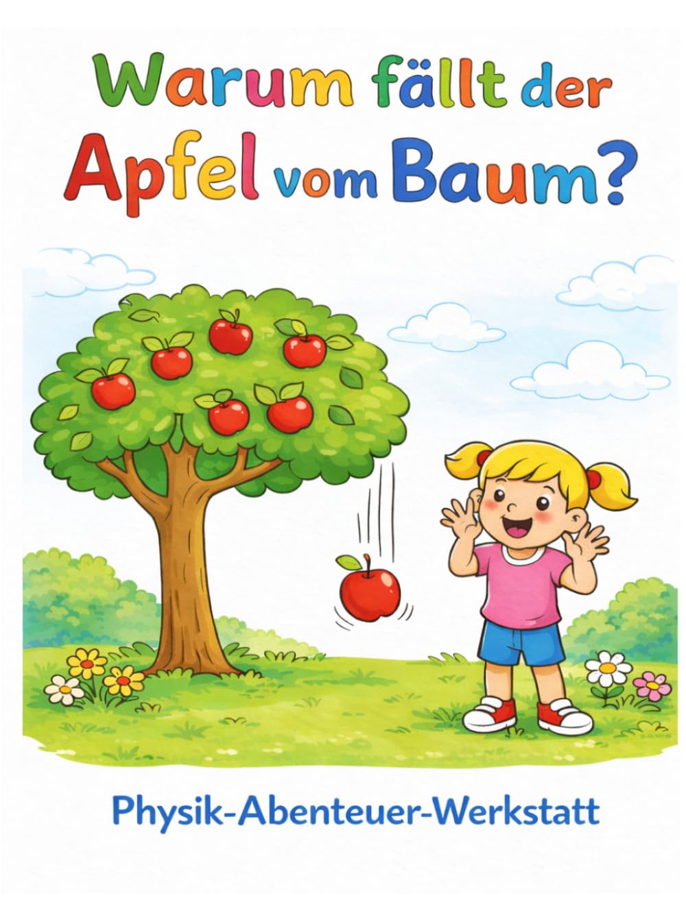 Warum fällt der Apfel vom Baum? Physik- Abenteuer-Werkstatt: Mal- und Experimentierbuch für Kinder ab 6 Jahren: Ausmalbilder, Rätsel und einfache ... lernen (Physik für kleine Forscher)