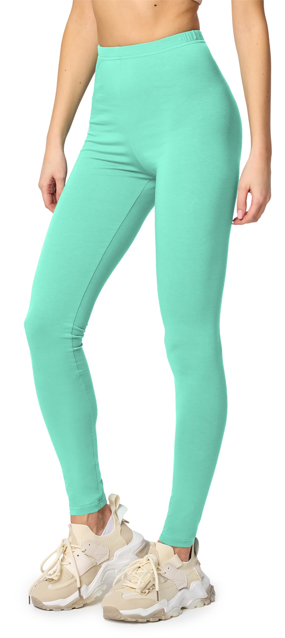 Merry Style Women's Long Leggings MS10-198 (Mint,L)