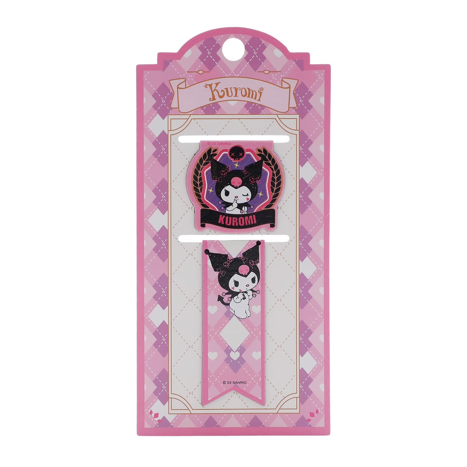 2 Pieces Kitty Magnetic Bookmarks Kitty Cat Laminated Bookmark Kitty Bookmarks Book Page Markers for Teen-4