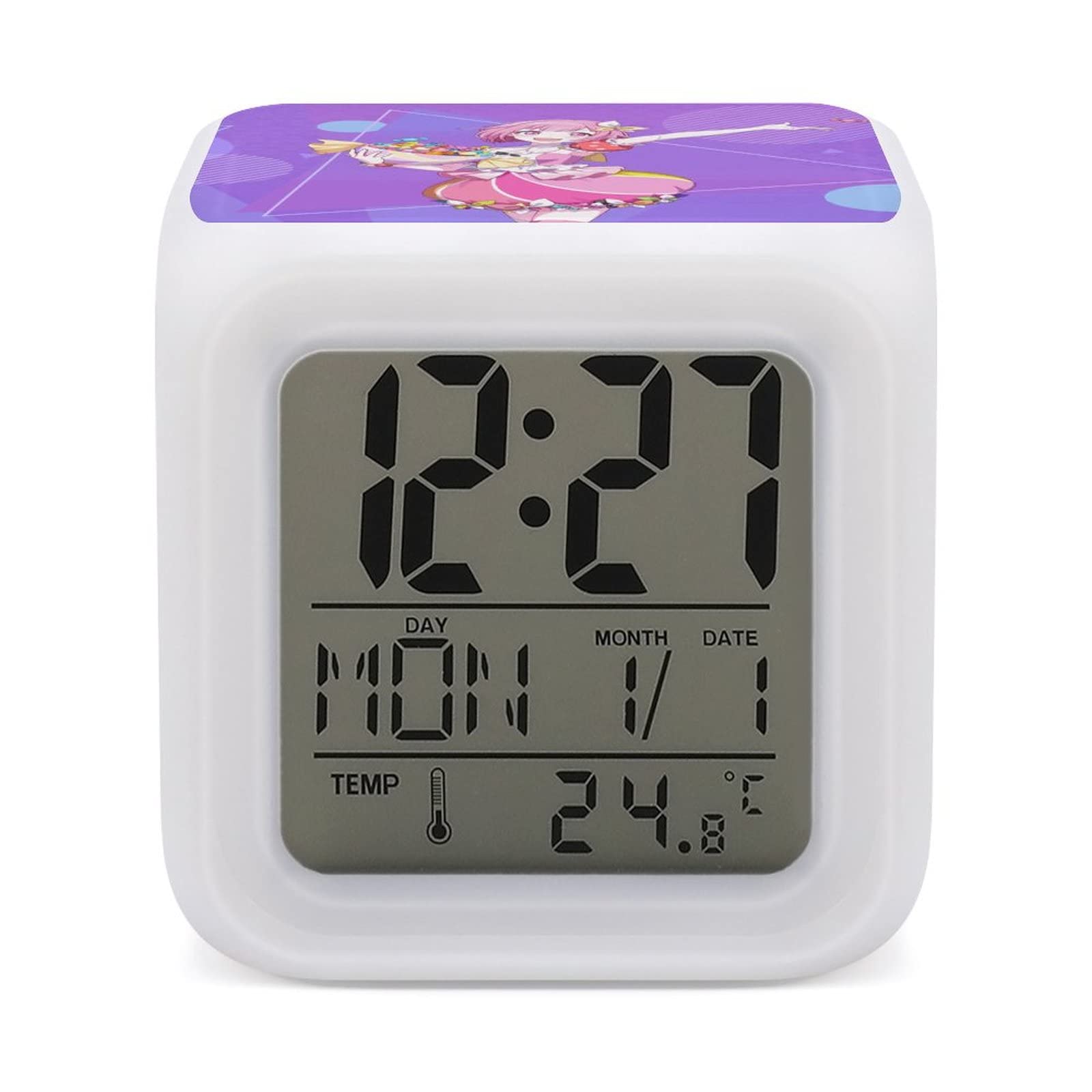 Amazon.co.jp: プロジェクトセカイ 鳳 えむ 目覚まし時計 LED