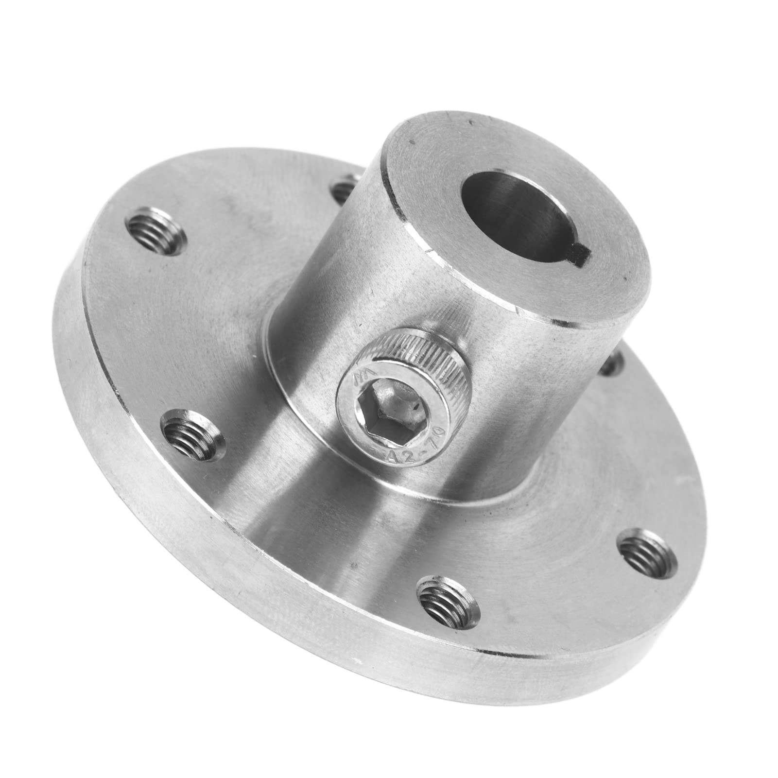 Conector de acoplamiento de brida de 10 mm, acoplamiento de eje RC de acero inoxidable para motores de modelos RC DIY, enlace de transmisión de alta resistencia del motor a la