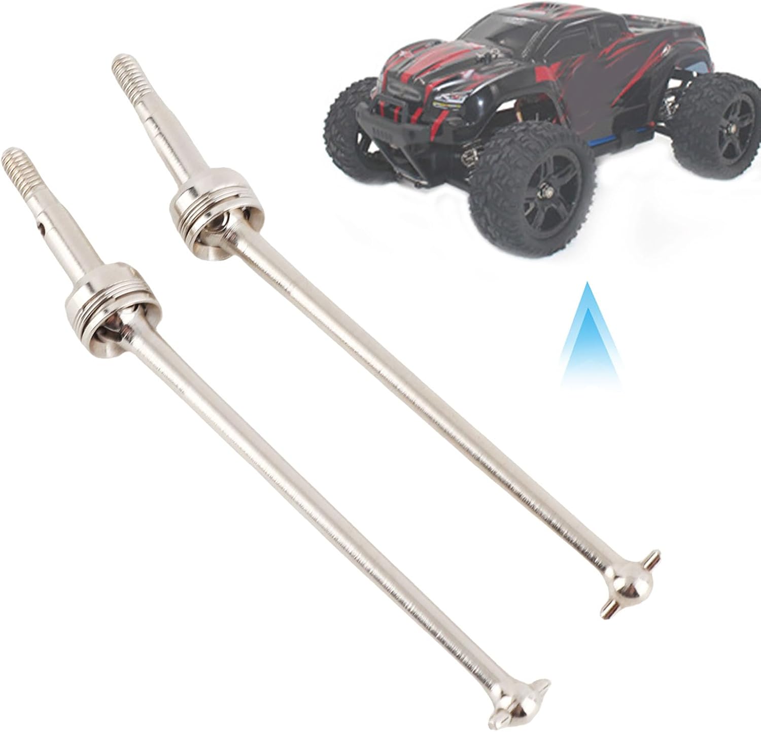 RC Car Axle, Metal Wheel Drive Shaft Spare Part for 9200-9203 Series High Speed 1/12 Model Car