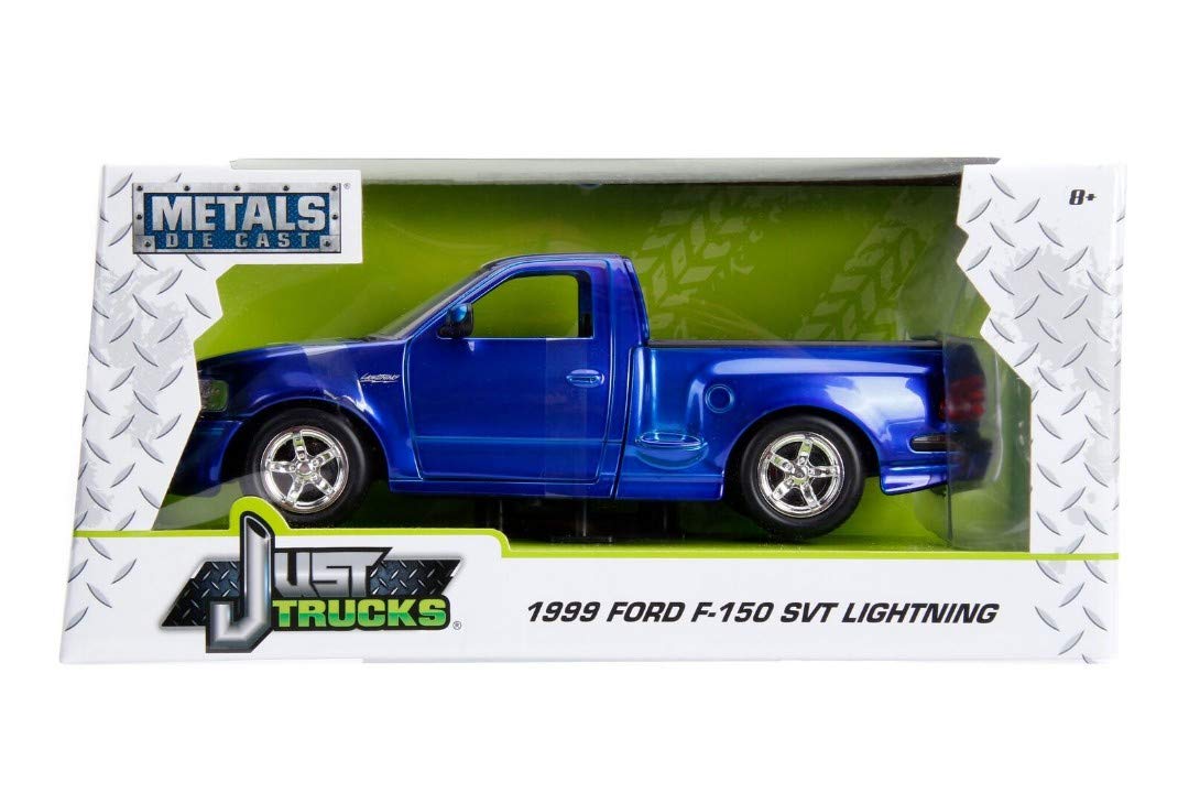 Jada 1999 Ford F-150 SVT Lightning Pickup Truck niebieski 1:24 Toys 30358