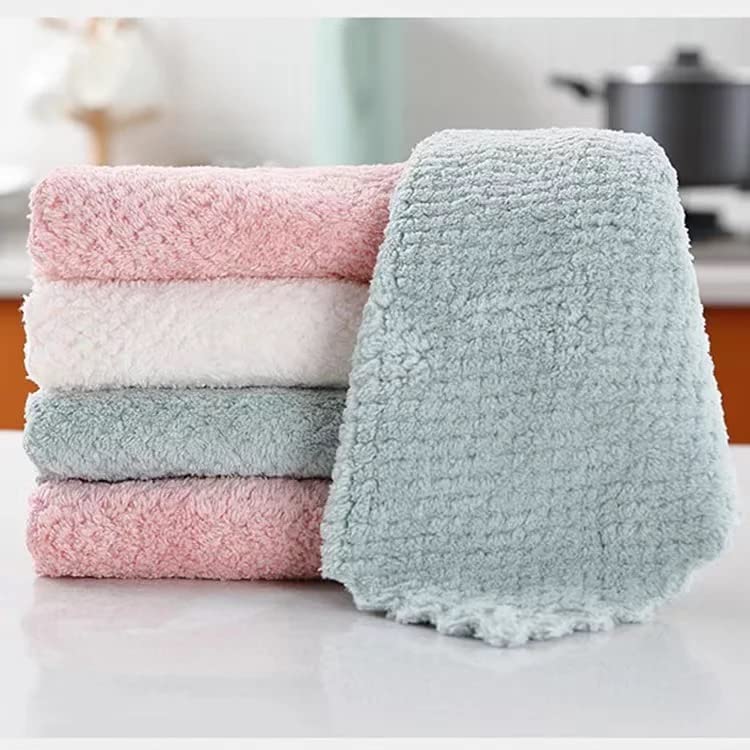 XieXie Cleaning Cloth, Microfiber Dishcloth, Dish Washing Towels,Quick Dry Thicken Towel Rag Wipe for Kitchen & Bathroom (Set of 5) (B0B6WGNR2C) Amazon Price History, Amazon Price Tracker