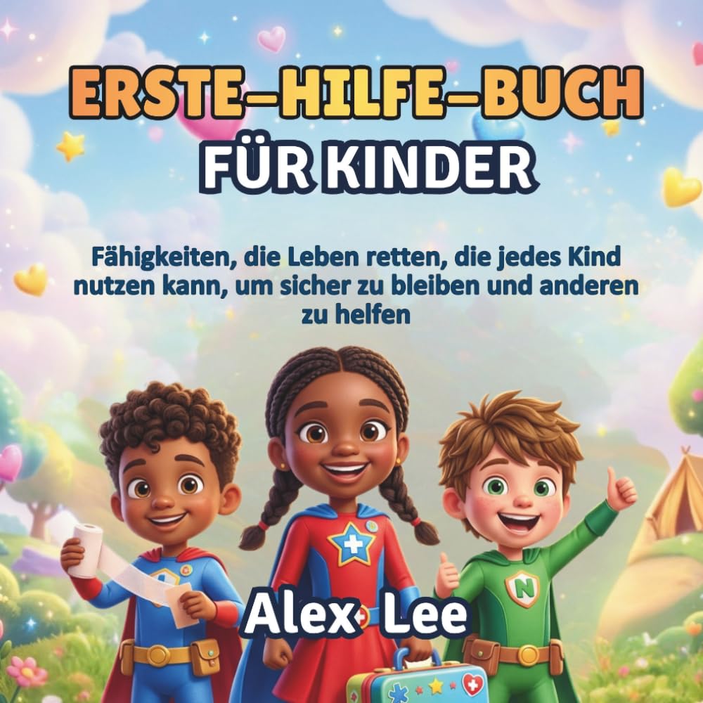 ERSTE-HILFE-BUCH FÜR KINDER: Fähigkeiten, die Leben Retten, die Jedes Kind Nutzen Kann, um Sicher zu Bleiben und Anderen zu Helfen