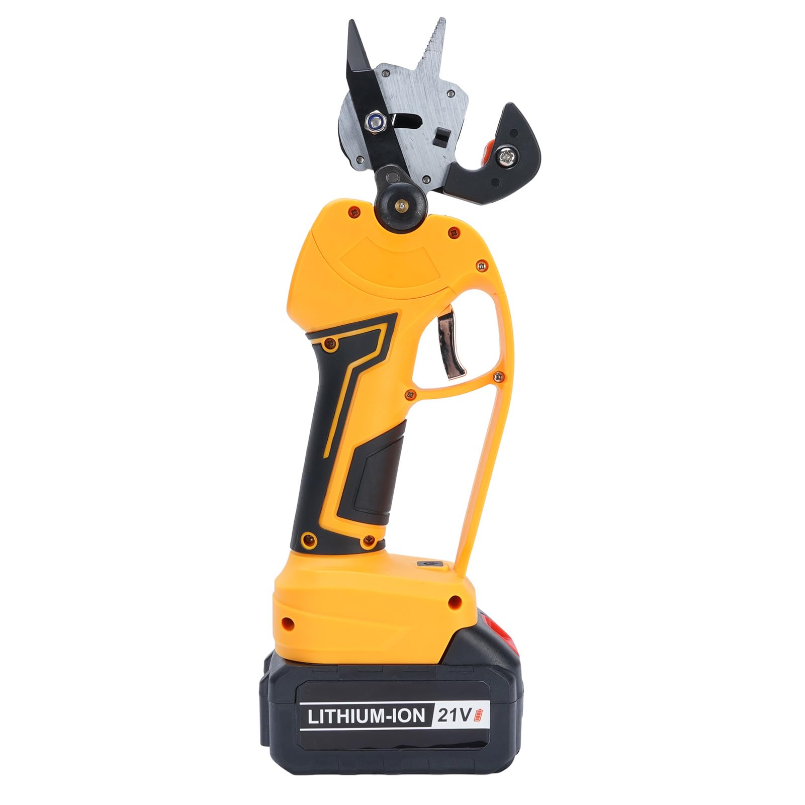 Emoshayoga Potatore Elettrico Design Ergonomico Ad Alta Resistenza Cesoia per Potatura Ricaricabile per Rami per Giardino Domestico Acciaio Inossidabile Durevole (Spina europea 100-240 V)