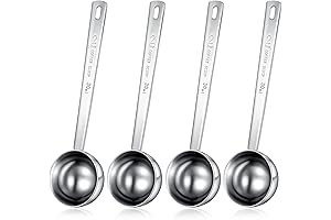 4 Piece 2 Tablespoon Scoop Set with Long Handle