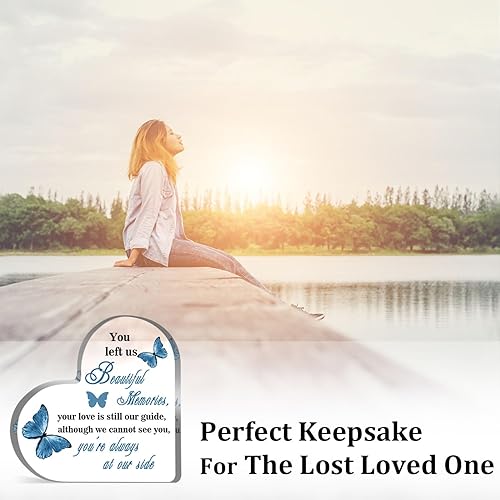 Miniatura 5 de Regalo conmemorativo de condolencias por pérdida, un ser querido, recuerdo de duelo, pisapapeles, mesa conmemorativa de condolencia, decoración de