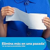 Vista 5 de Cottonelle Papel Higiénico Ultra Limpio con Textura de Ondas de Limpieza Activa, Papel de Baño Resistente, 24 Rollos Mega Familiares = 132 Rollos