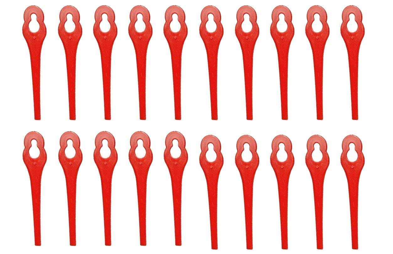 TerratekGenuine Replacement Grass Strimmer Blades Multi Pack for the TTCGT18, GGCGT18 and TCSBUN ONLY these blades will fit the Grass Strimmer, Only fits the strimmer no other strimmer (1 X 20 (20))