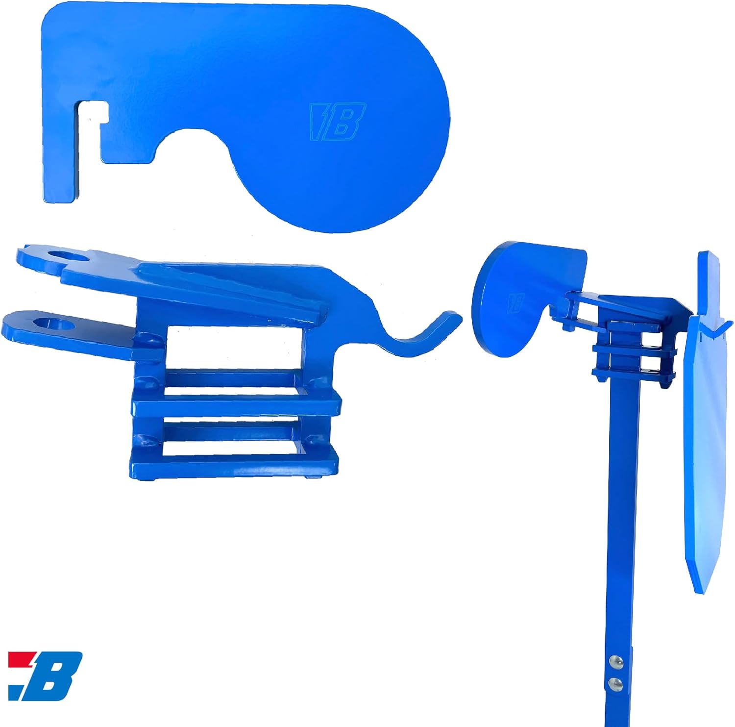 Bash Target Supply “Hostage or No Hostage Shooting Target” Hangar for AR500/AR550 Steel Silhouette or Round Plates, Any Caliber Handgun, Rifle or Shotgun - Gong or Static Mount